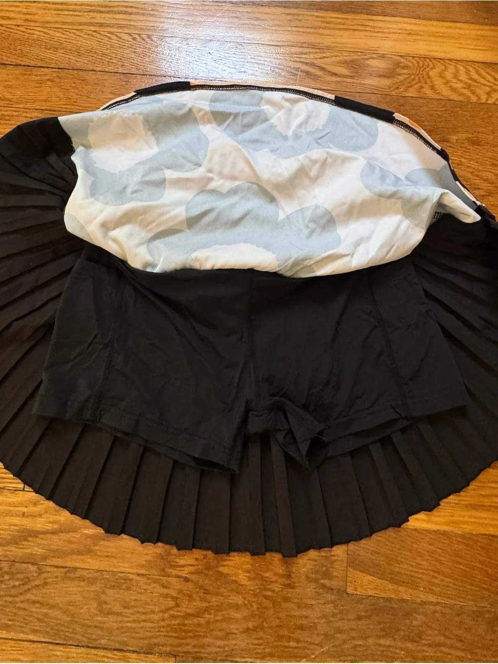 Floral Print Tennis Skirt